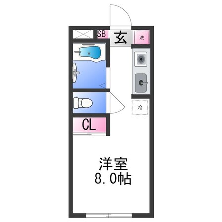 シャンソン和泉中央の物件間取画像